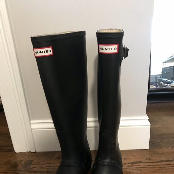 SOLD Hunter Rain Boots - Picture 1 of 6